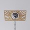 Ekena Millwork Hoover Wood Fretwork Pierced Ceiling Medallion, Red Oak, 18"W x 9"H x 6 5/8"ID x 3/8"T CMWP18X09X0375HORO - alternate 7